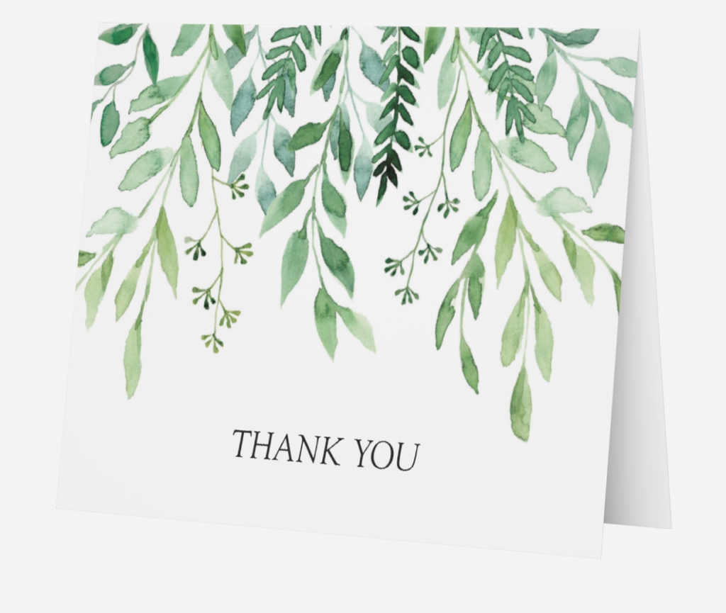 everyday custom thank you cards